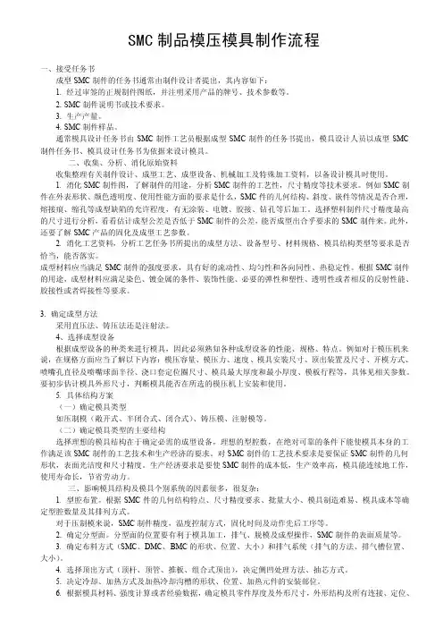 SMC制品模压模具制作流程.doc