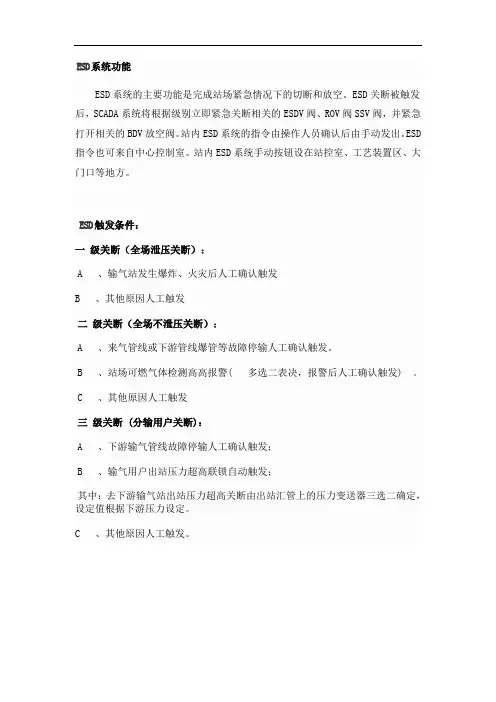 ESD系统原理