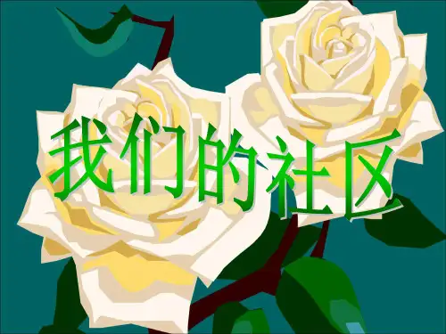 小学美术三年级下册《我们的社区》课件