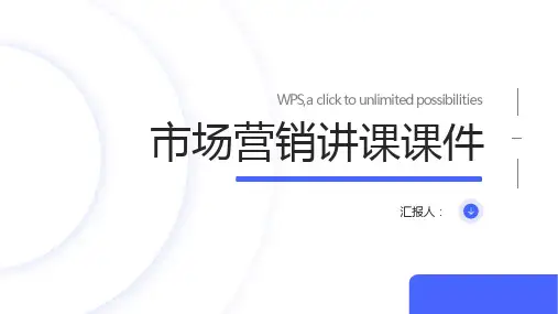 市场营销讲课课件