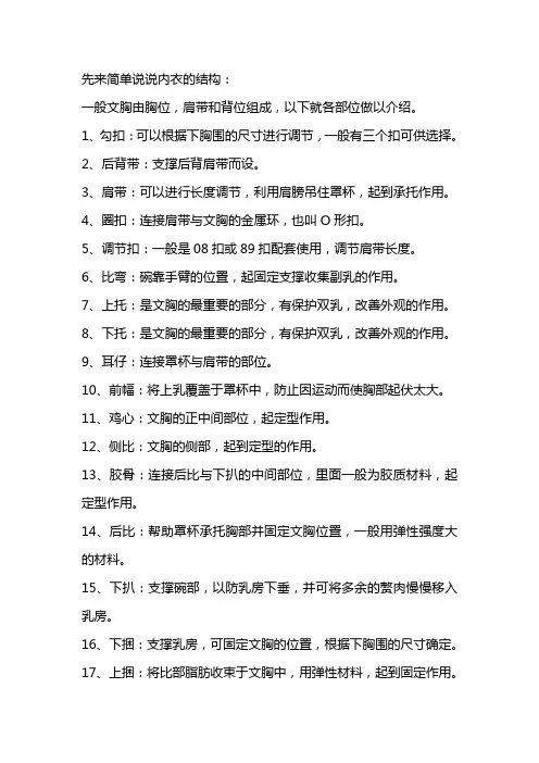 文胸知识图文