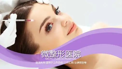 化妆品行业通用PPT模版 