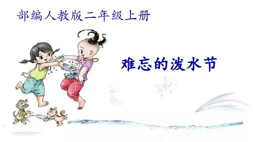 《难忘的泼水节》公开课ppt(共26张ppt)