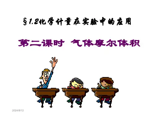 气体摩尔体积ppt课件精选全文