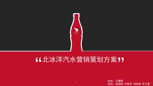 北冰洋汽水营销活动策划案课件.ppt