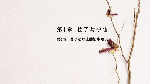 八年级物理下册 10.2 分子动理论的初步知识课件 (新版)粤教沪版.pptx