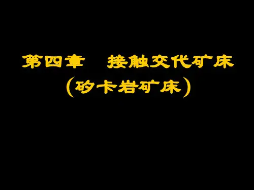 矽卡岩型矿床