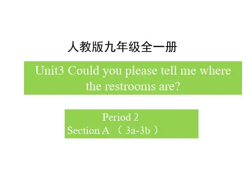 人教版新目标九年级英语上册unit3 Section A (3a-3b)课件