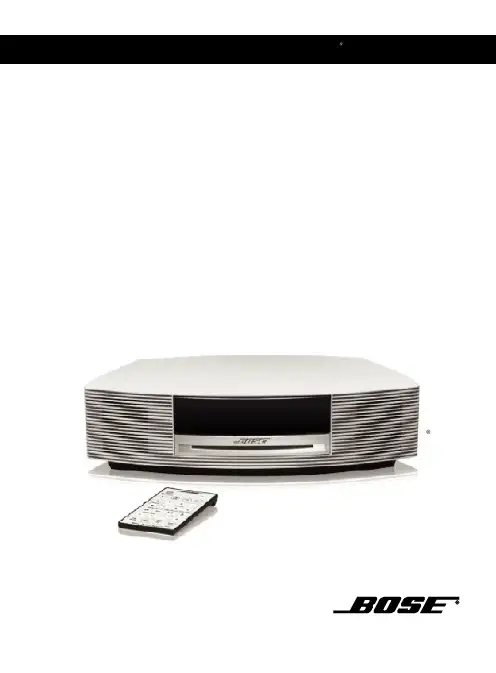 BOSE Wave 妙韵音乐系 说明书