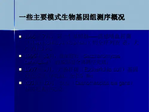 第五章基因组测序技术(共118张PPT)