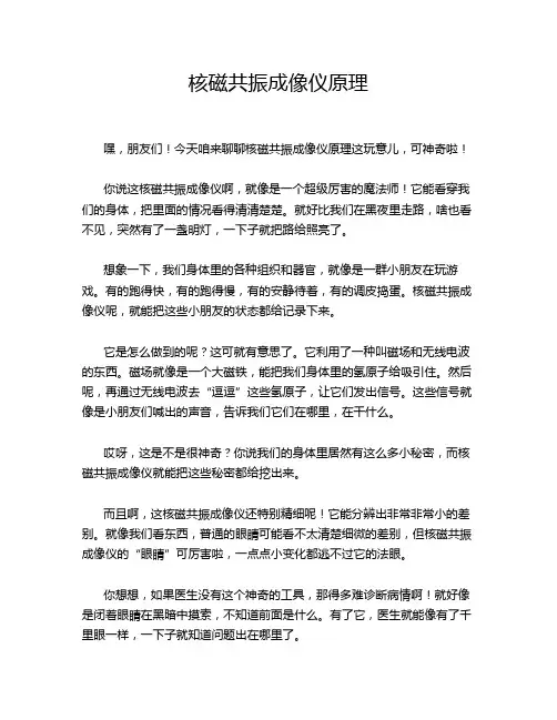 核磁共振成像仪原理