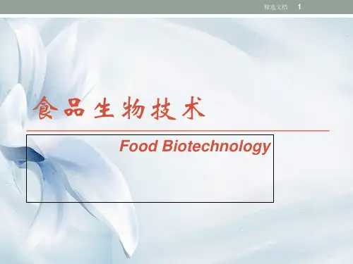 概述食品生物技术.ppt