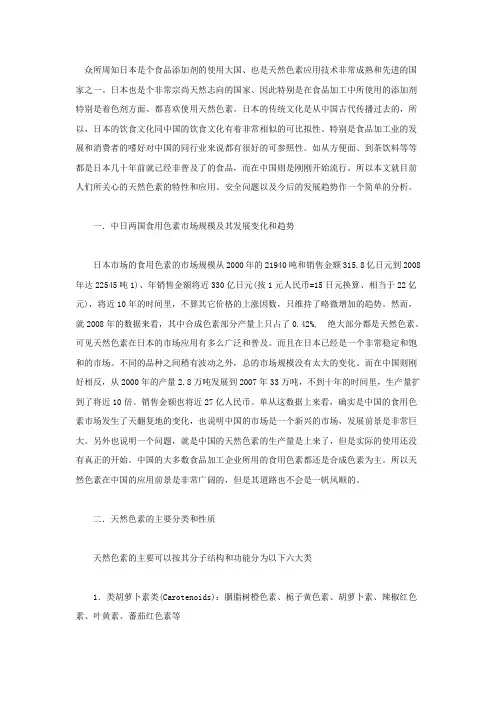 天然色素