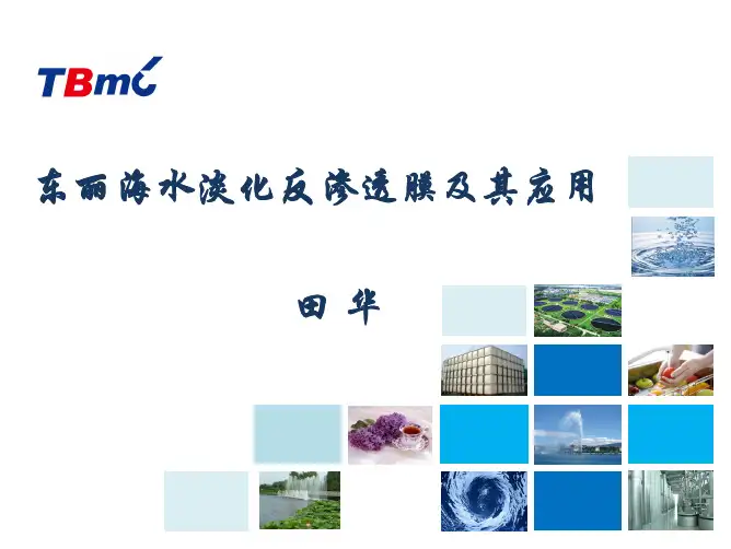 东丽海水淡化反渗透膜及其应用