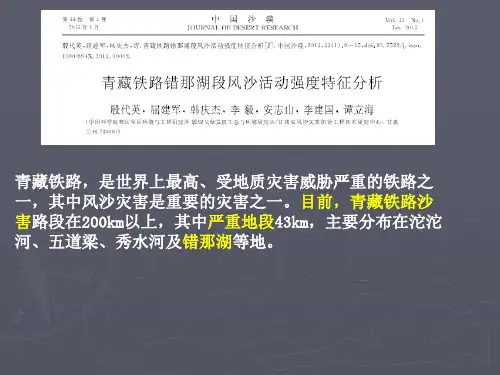 青藏高原错那湖、那曲沙害资料