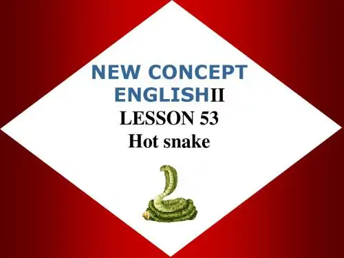 新概念二53课PPT