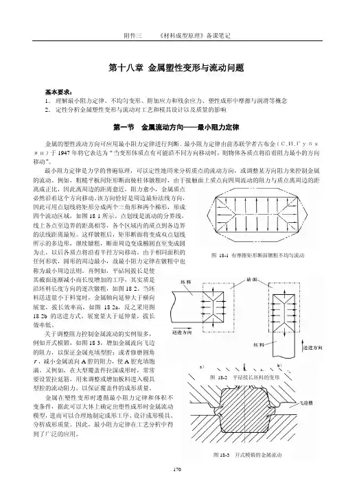 金属塑性变形与流动问题