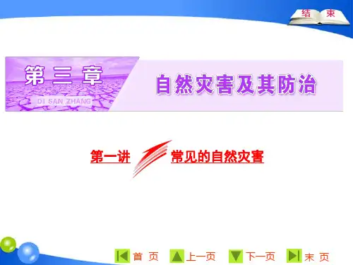 2019地理新高考地区专用必修一课件：第三章第一讲常见的自然灾害