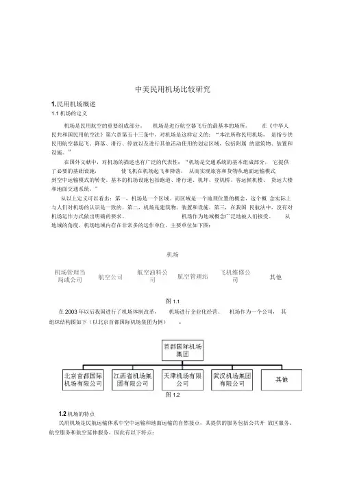 中美机场比较研究