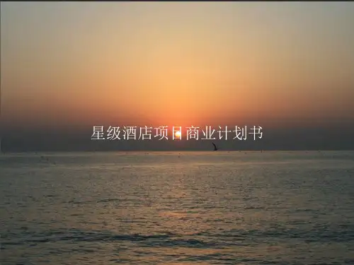 星级酒店项目商业计划书PPT课件
