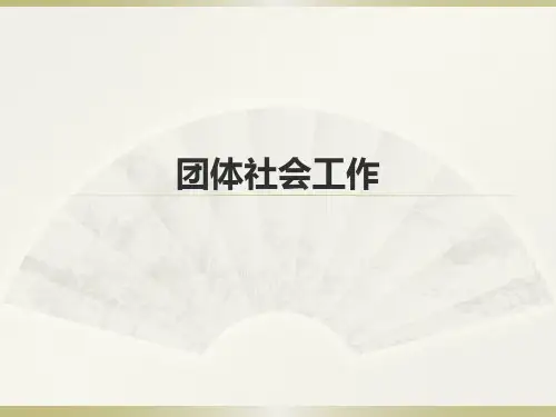 自考社会工作专业--团体社会工作第五至六章