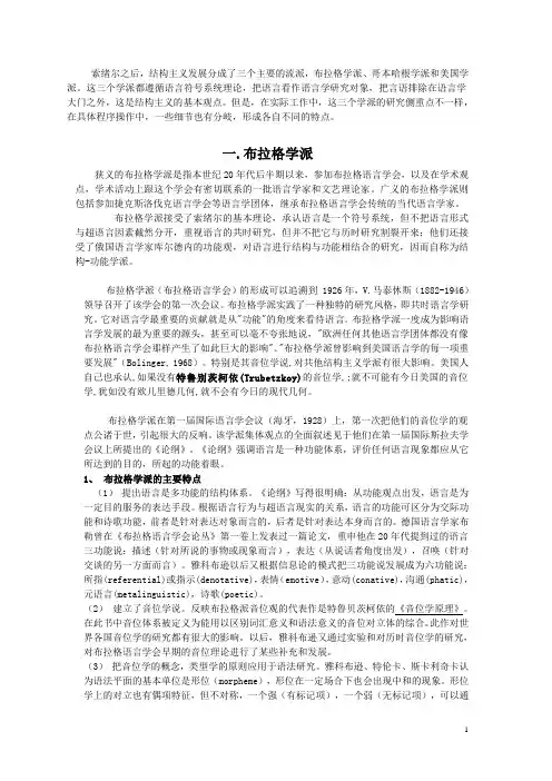 布拉格学派哥本哈根 美国描写