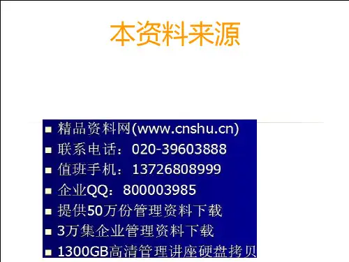 中央企业“小金库”专项治理报表培训课件