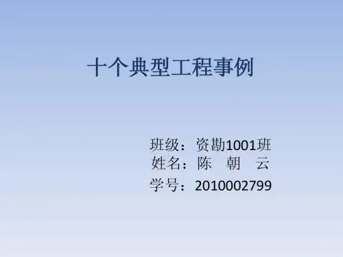 十个典型工程事例