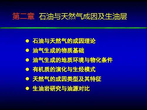 第二章  油气生成
