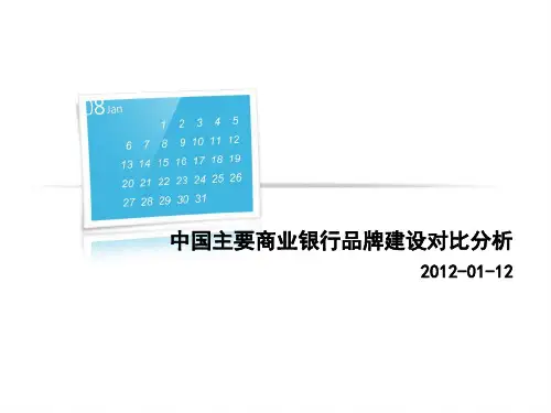 国内主要商业银行品牌建设分析