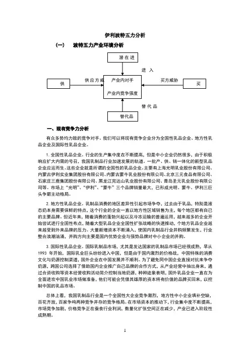 伊利波特五力分析