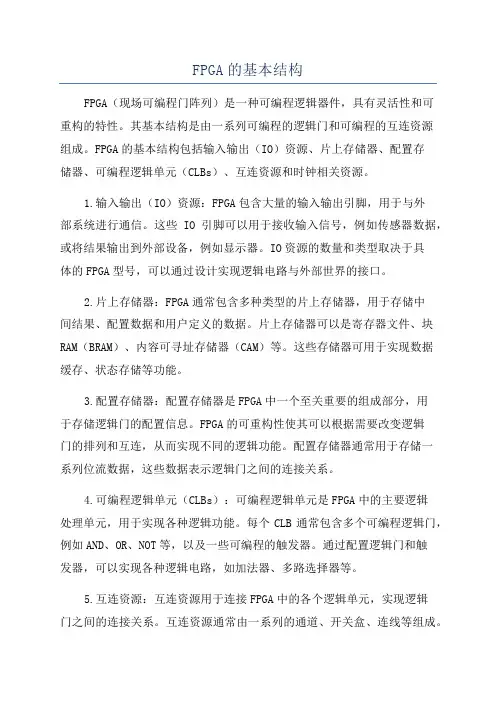 FPGA的基本结构