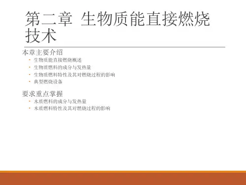 生物质复习