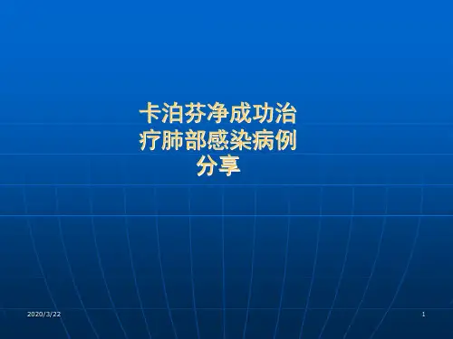 卡泊芬净病例分享课件