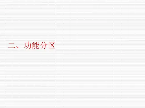 功能分区与平面组合形式PPT精选文档