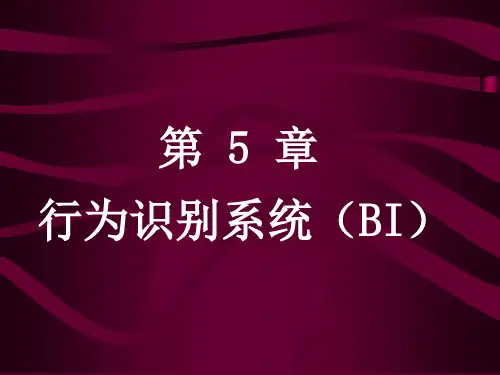 第五章 行为行为识别系统