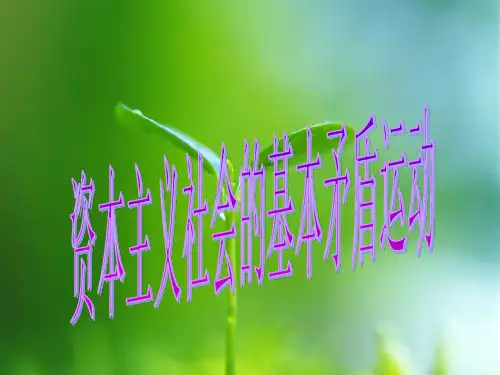 资本主义社会的基本矛盾运动PPT教学课件