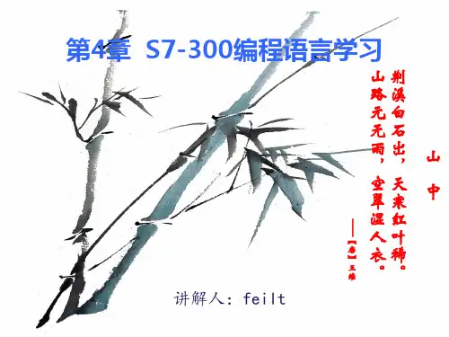西门子Step7培训教程——第4b章  S7-300编程指令1