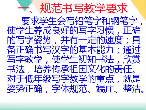 正确书写汉字PPT.