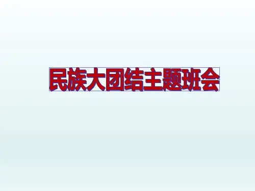 《民族大团结》(课件)
