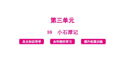 《小石潭记》ppt课件 