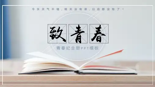 PPT青春毕业季模板55款 (7)
