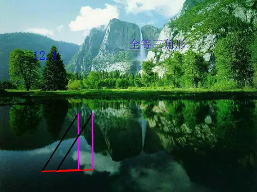 新人教版八年级数学上册《12.1全等三角形》公开课课件1