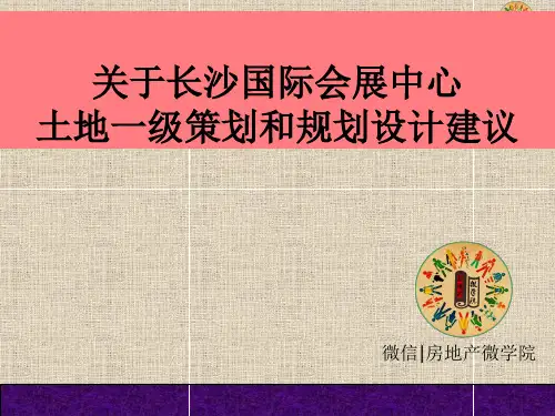 关于长沙国际会展中心策划报告-(XXXX-2稿)精品文档