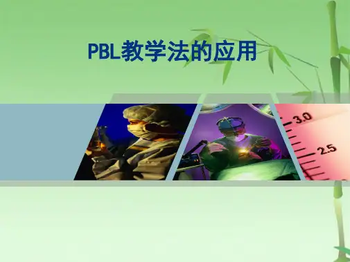PBL教学法的应用(共38张PPT)