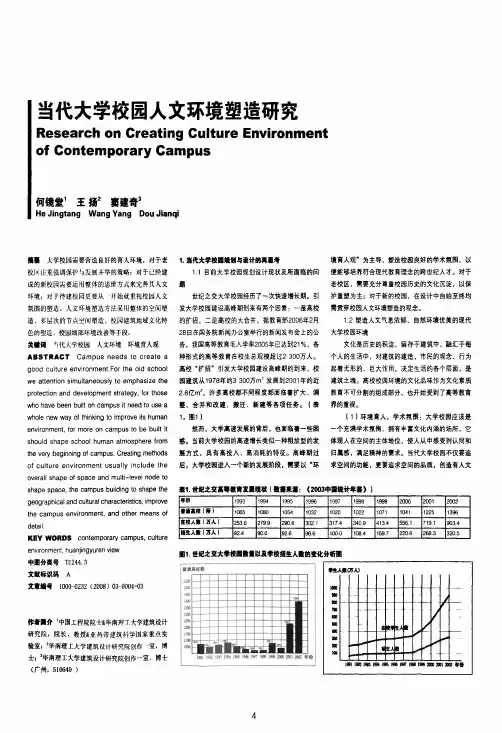 当代大学校园人文环境塑造研究