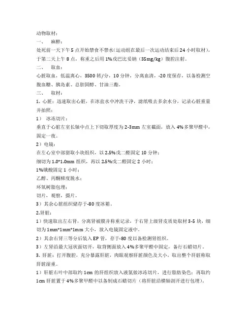动物取材