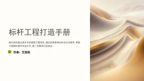 标杆工程打造手册