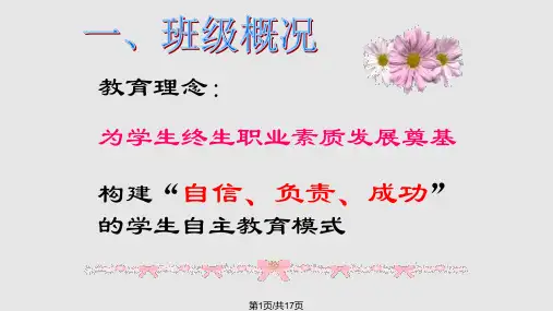 高一第一次家长会PPT课件