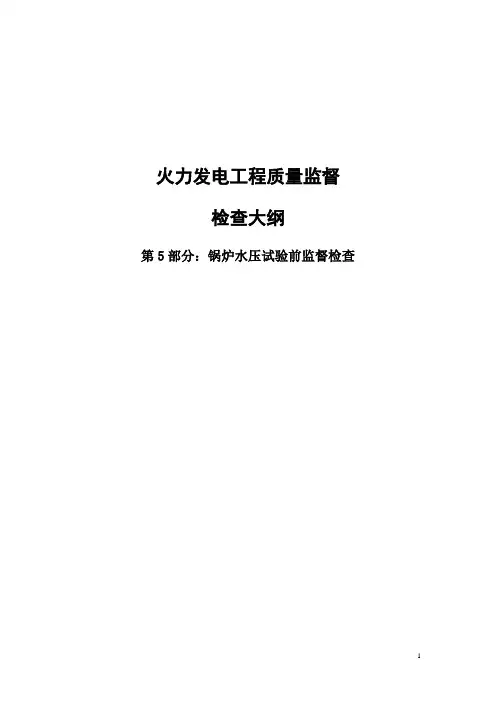 6.第5部分：锅炉水压试验前监督检查